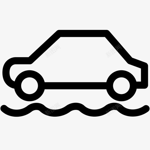 土路汽车行驶图标svg_新图网 https://ixintu.com 不平 土路 汽车 汽车发动机仪表板灯 行驶