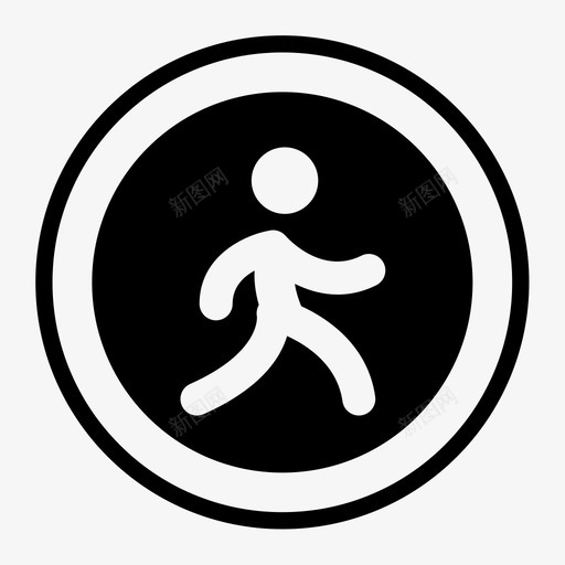 步行svg_新图网 https://ixintu.com 步行