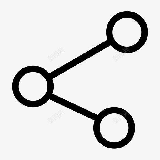 共享分发网络图标svg_新图网 https://ixintu.com 共享 分发 功能 在线 网络 节点
