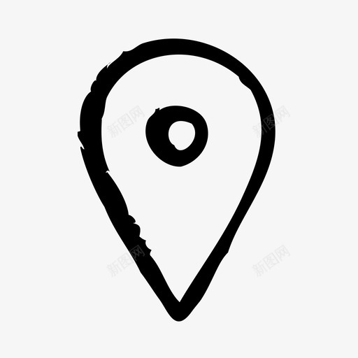 位置城市地图图标svg_新图网 https://ixintu.com 位置 地图 城市 城镇 草图