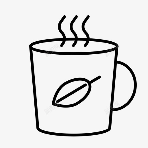 茶热饮热茶图标svg_新图网 https://ixintu.com 热茶 热饮 茶 茶时间 饮料