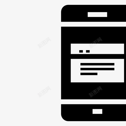移动手机iphone图标svg_新图网 https://ixintu.com iphone 在线 手机 智能手机 移动 移动功能字形