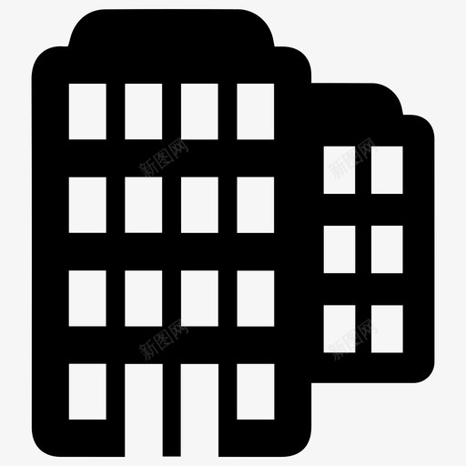建筑物商业财产办公室图标svg_新图网 https://ixintu.com 不动产 办公室 商业保险 商业财产 建筑物 财产保险