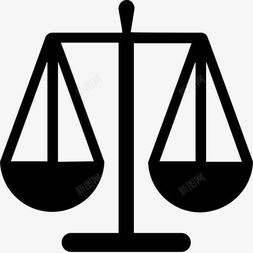 比例平衡平衡比例图标svg_新图网 https://ixintu.com 公正比例 平衡 平衡比例 比例 法律 购物和商业字形图标
