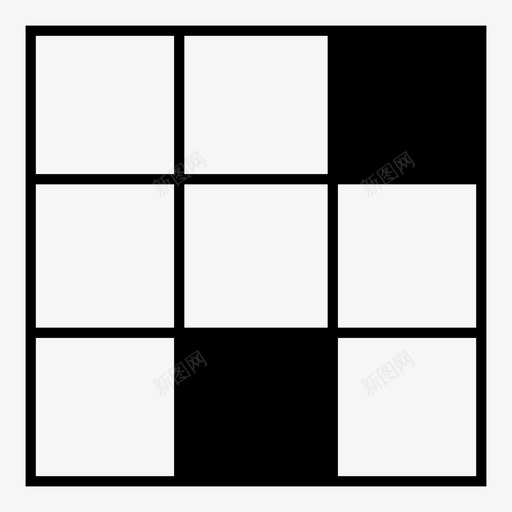 数独棋盘游戏图标svg_新图网 https://ixintu.com 拼图 数独 桌上游戏 棋盘 游戏