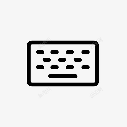 键盘按钮设置图标svg_新图网 https://ixintu.com ui ui100 按钮 类型 设置 键盘