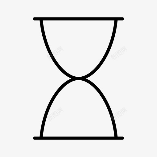 沙漏装载时间图标svg_新图网 https://ixintu.com 时间 沙漏 等待 装载