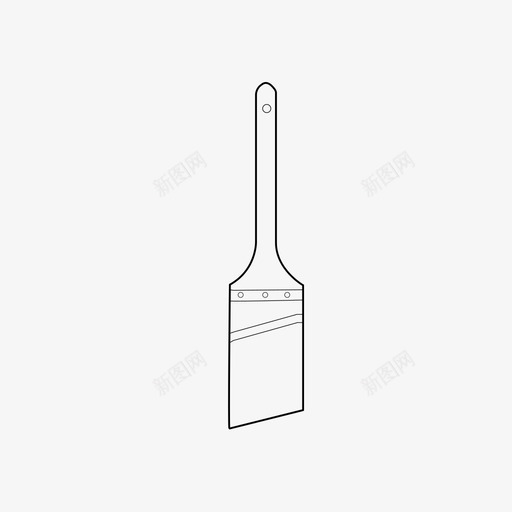 油漆刷艺术艺术用品图标svg_新图网 https://ixintu.com 墙壁油漆刷 油漆刷 艺术 艺术用品