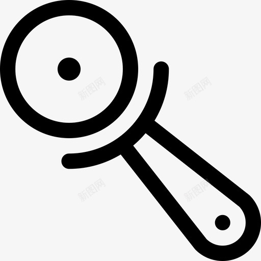切片机厨房披萨图标svg_新图网 https://ixintu.com 切片机 厨房 器具 家居用品 工具 披萨