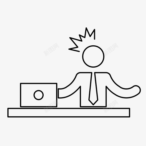 愤怒的老板愤怒争吵图标svg_新图网 https://ixintu.com 争吵 商人 大喊大叫 惊喜 愤怒 愤怒的老板 愤怒的老板2