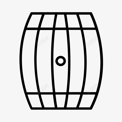 酒桶酒类学葡萄园图标svg_新图网 https://ixintu.com 葡萄园 酒桶 酒类学 酿酒