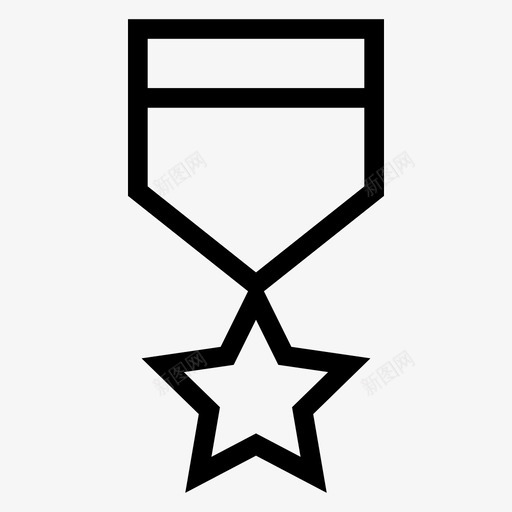 徽章奖励排名图标svg_新图网 https://ixintu.com 丝带 奖励 奖励线图标 徽章 排名 推荐 获奖者