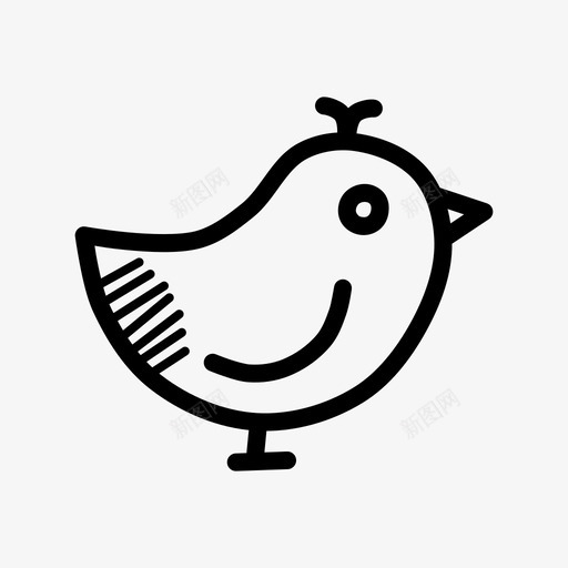 麻雀小鸟唧唧喳喳图标svg_新图网 https://ixintu.com 叽叽喳喳 唧唧喳喳 小鸟 春天 春天的涂鸦 麻雀