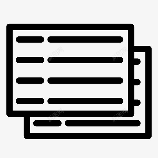 超级卡信息卡功能表图标svg_新图网 https://ixintu.com 信息卡 功能表 超级卡