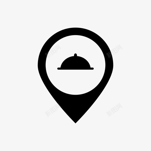 别针衣夹地图别针图标svg_新图网 https://ixintu.com 别针 地图别针 衣夹 餐厅