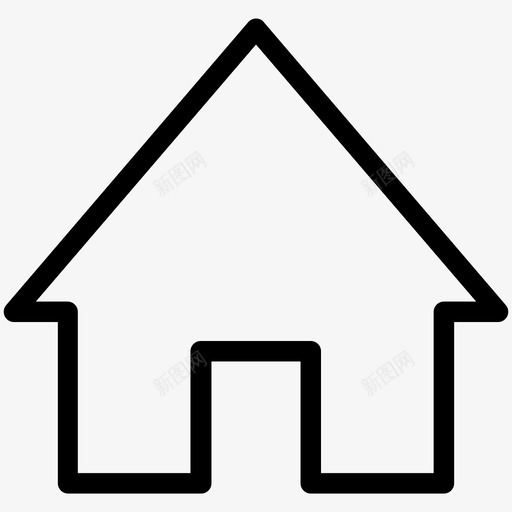 主页主页按钮房子图标svg_新图网 https://ixintu.com 主页 主页按钮 房子