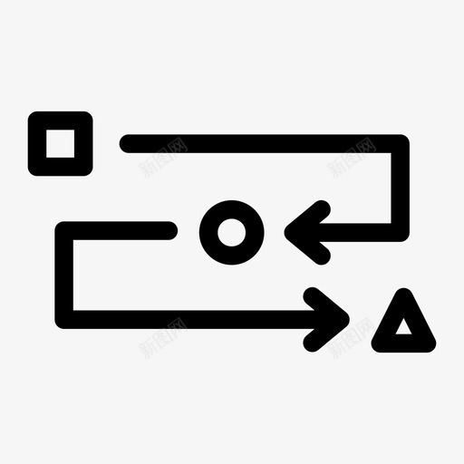 方法流量过程图标svg_新图网 https://ixintu.com 方法 流量 策略 过程 顺序