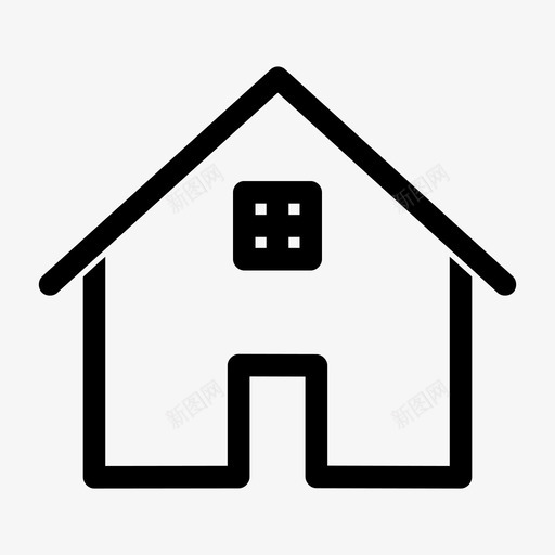 主页建筑主页按钮图标svg_新图网 https://ixintu.com 主页 主页按钮 建筑 网页主页