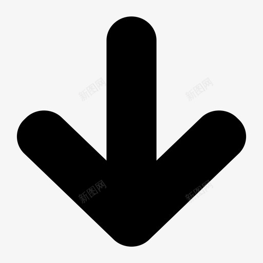 YQ-下箭头svg_新图网 https://ixintu.com YQ-下箭头