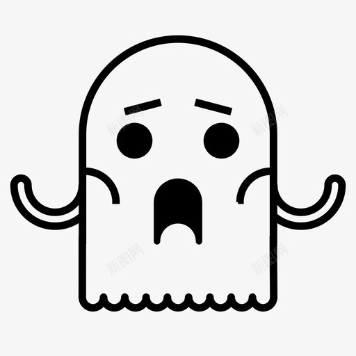 害怕的万圣节鬼魂恐怖的鬼魂可怕的鬼魂图标svg_新图网 https://ixintu.com 可怕的万圣节角色 可怕的鬼魂 害怕的万圣节鬼魂 恐怖的鬼魂