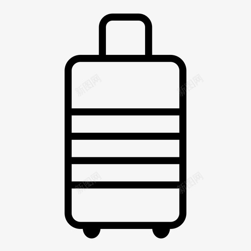 行李包旅行图标svg_新图网 https://ixintu.com 包 度假 旅行 行李