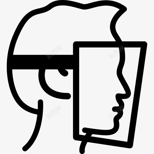 面部保护人员安全工作图标svg_新图网 https://ixintu.com 人员 安全工作 面部保护