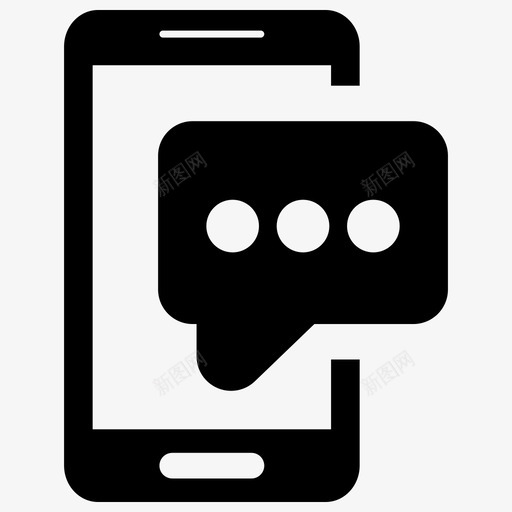 短信联系我们客服图标svg_新图网 https://ixintu.com 客服 短信 联系我们