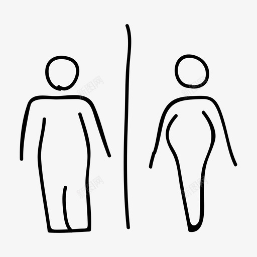 先生们女士们标牌图标svg_新图网 https://ixintu.com 先生们 女士们 标牌 洗手间 酒店