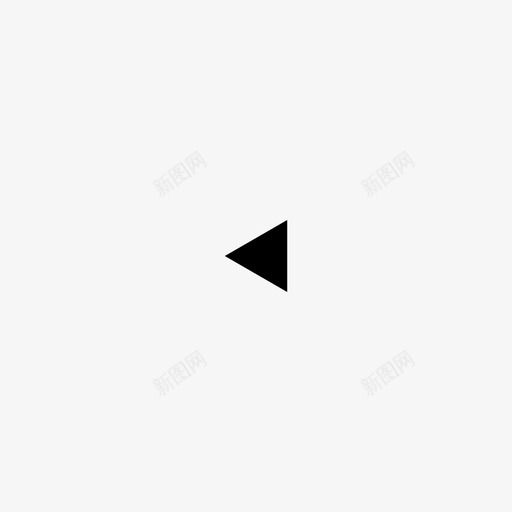 后退返回左箭头图标svg_新图网 https://ixintu.com 上一个 后退 导航工具 左箭头 返回