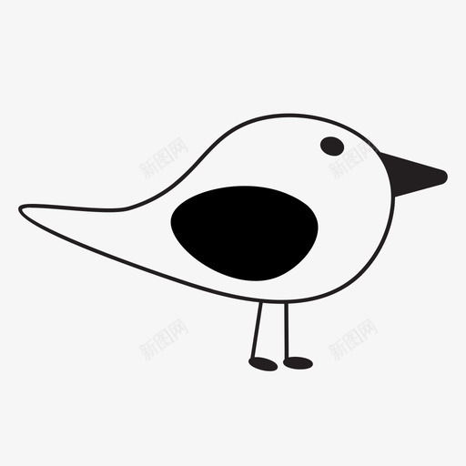 鸟动物喙图标svg_新图网 https://ixintu.com 动物 喙 羽毛 鸟