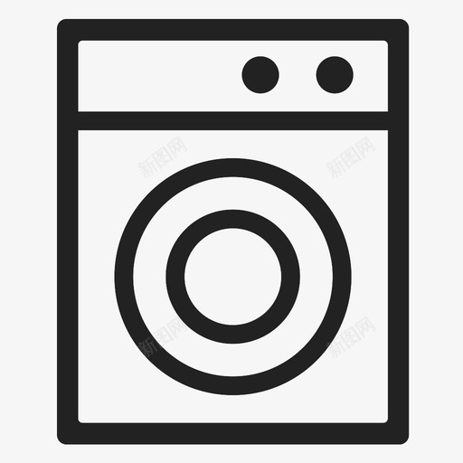 产品_洗衣机svg_新图网 https://ixintu.com 产品_洗衣机
