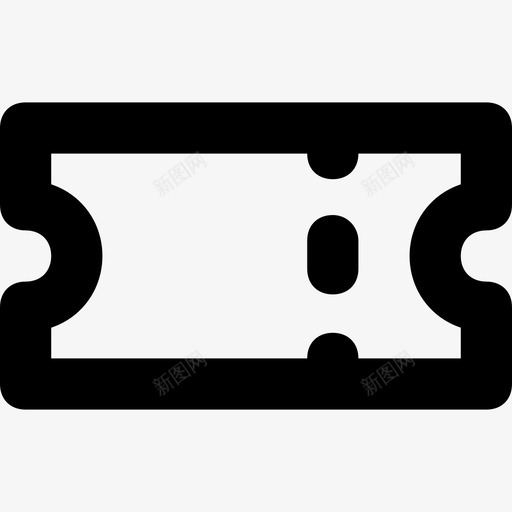 门票电影院票入口图标svg_新图网 https://ixintu.com 入口 剧院 活动平滑线图标 电影院票 通行证 门票
