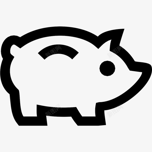 存钱有钱卖东西图标svg_新图网 https://ixintu.com 卖东西 存钱 有钱