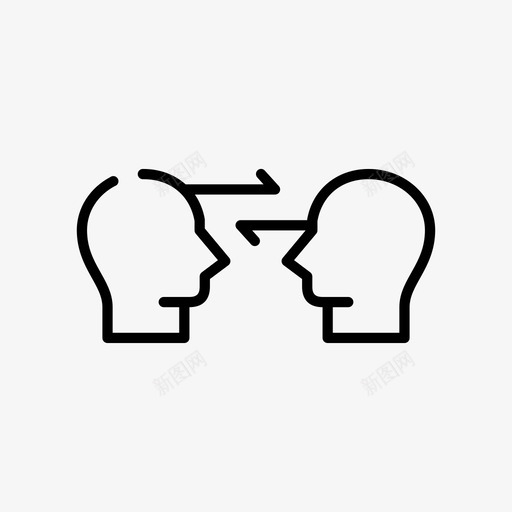 分享想法集思广益合作图标svg_新图网 https://ixintu.com 分享 分享想法 合作 学习 意见 集思广益