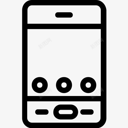 手机通话iphone图标svg_新图网 https://ixintu.com iphone 手机 智能手机 通话 酒店平滑线条图标