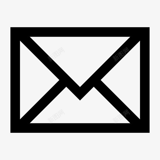 留言电子邮件信件图标svg_新图网 https://ixintu.com 便条 信件 电子邮件 留言