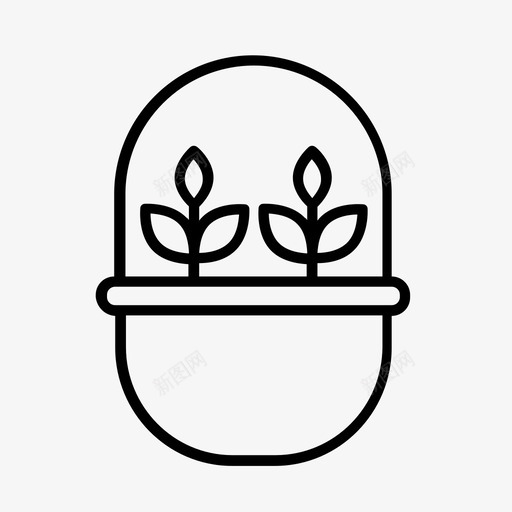 收获栽培园艺图标svg_新图网 https://ixintu.com 产量 园艺 收获 栽培 苗圃