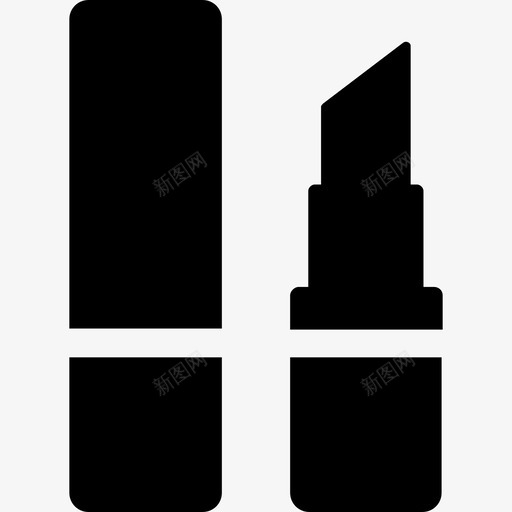 唇膏唇彩化妆品图标svg_新图网 https://ixintu.com 化妆品 唇彩 唇膏 购物和商业字形图标