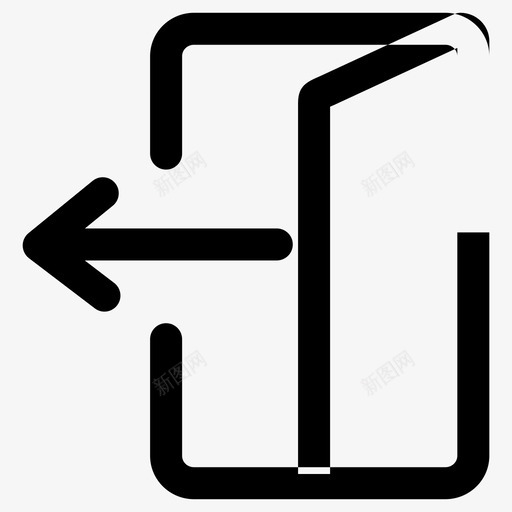 审批-外出svg_新图网 https://ixintu.com 审批-外出