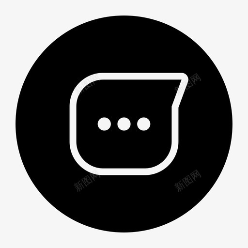 发起聊天_3svg_新图网 https://ixintu.com 发起聊天_3