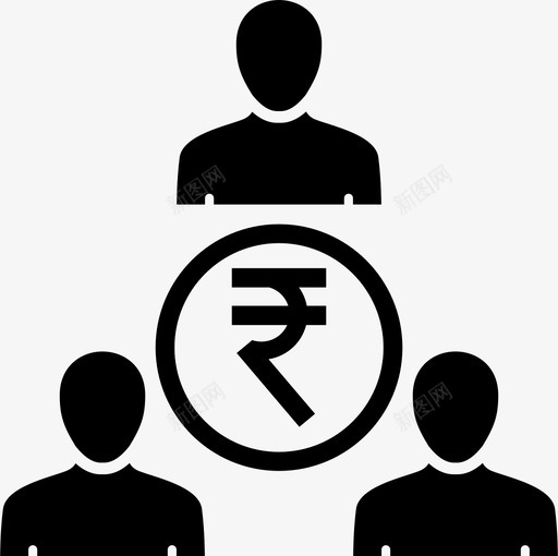 财务管理资金团队图标svg_新图网 https://ixintu.com 团队 财务管理 资金