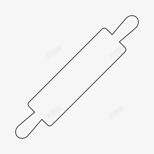 采购产品滚筒烹饪面团辊图标svg_新图网 https://ixintu.com 厨房和食物 器具 烹饪 采购产品滚筒 面团卷 面团辊 食物