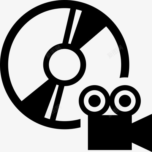 dvd视频bluraycd图标svg_新图网 https://ixintu.com bluray cd dvd视频 电影