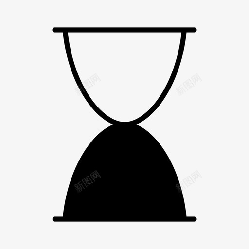 沙漏装载时间图标svg_新图网 https://ixintu.com 时间 沙漏 等待 装载