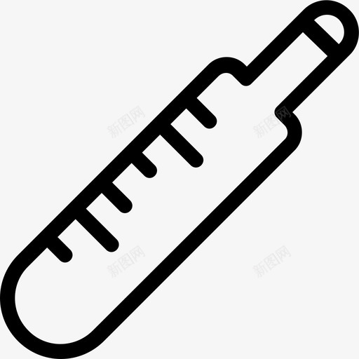 温度计发烧医院图标svg_新图网 https://ixintu.com 医疗 医疗和健康平滑线图标 医院 发烧 温度 温度计
