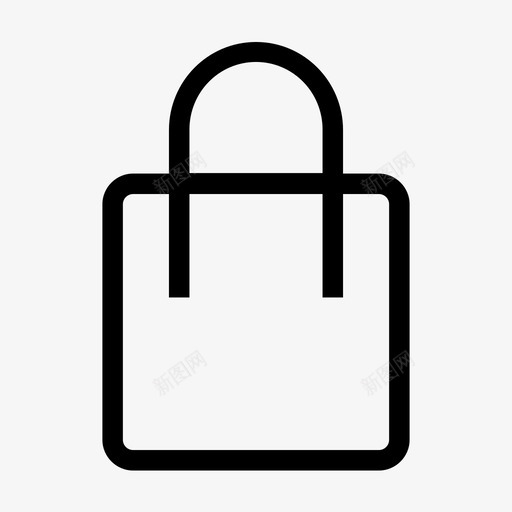 袋图标svg_新图网 https://ixintu.com 袋