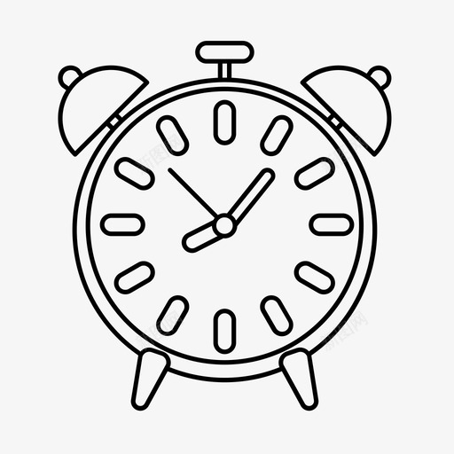闹钟早上时间图标svg_新图网 https://ixintu.com 早上 早上好 时间 起床 闹钟