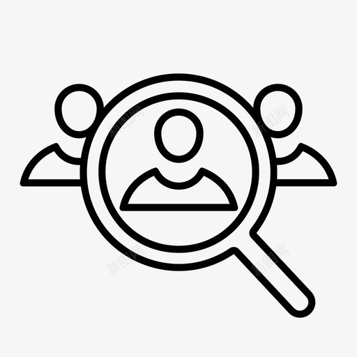 以客户为中心搜索目标受众图标svg_新图网 https://ixintu.com 业务线第01卷 以客户为中心 搜索 目标受众 目标用户