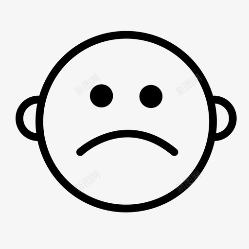 难过svg_新图网 https://ixintu.com 难过