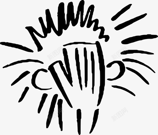 掌心卡通尴尬图标svg_新图网 https://ixintu.com 卡通 失败 尴尬 掌心 男人 脸表情涂鸦 错误